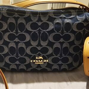 COACH Kailey Shoulder Bag In Signature Denim Denim